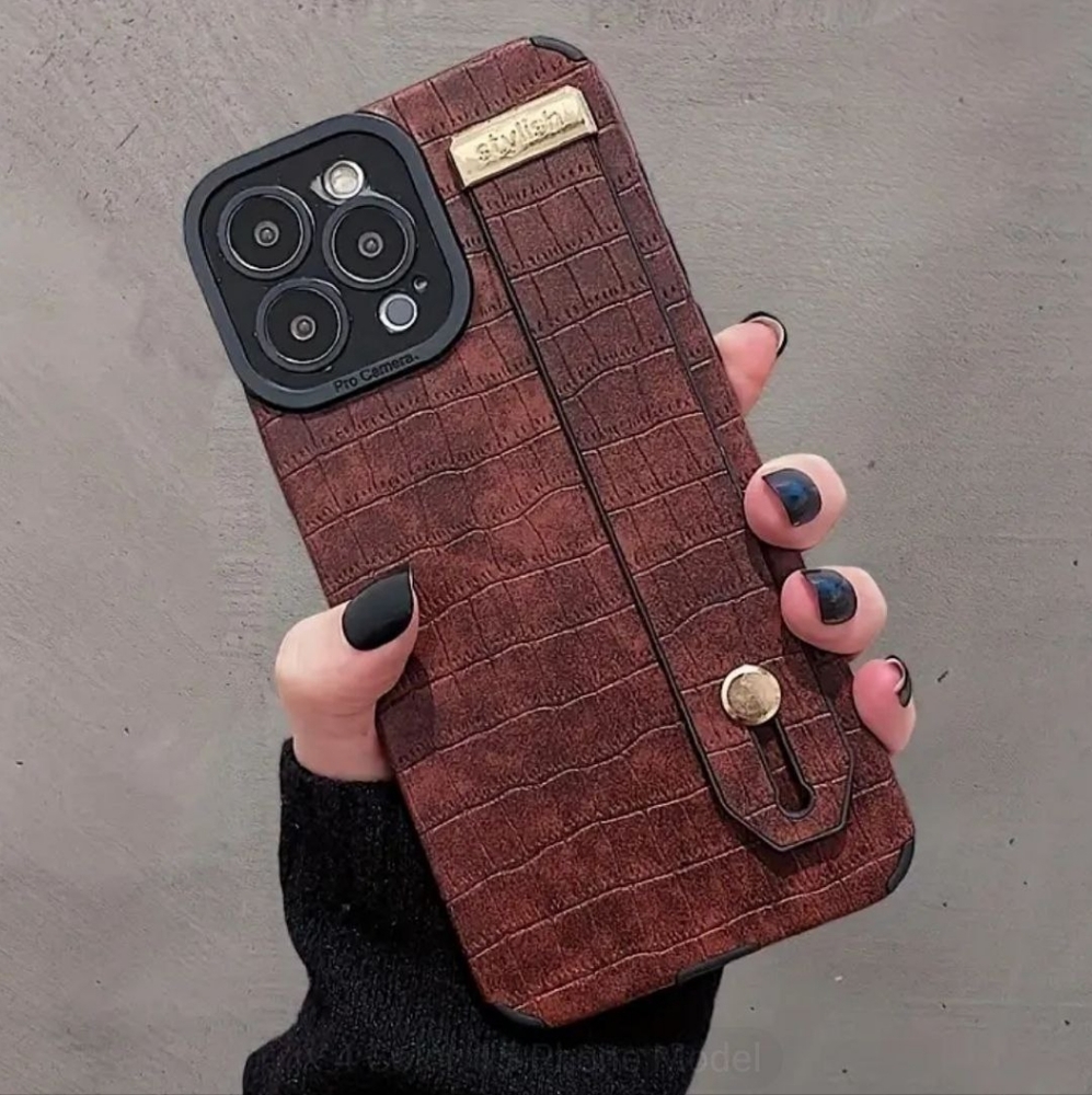 Case For iPhone 14 Pro Max-BROWN BURGUNDY-SALE